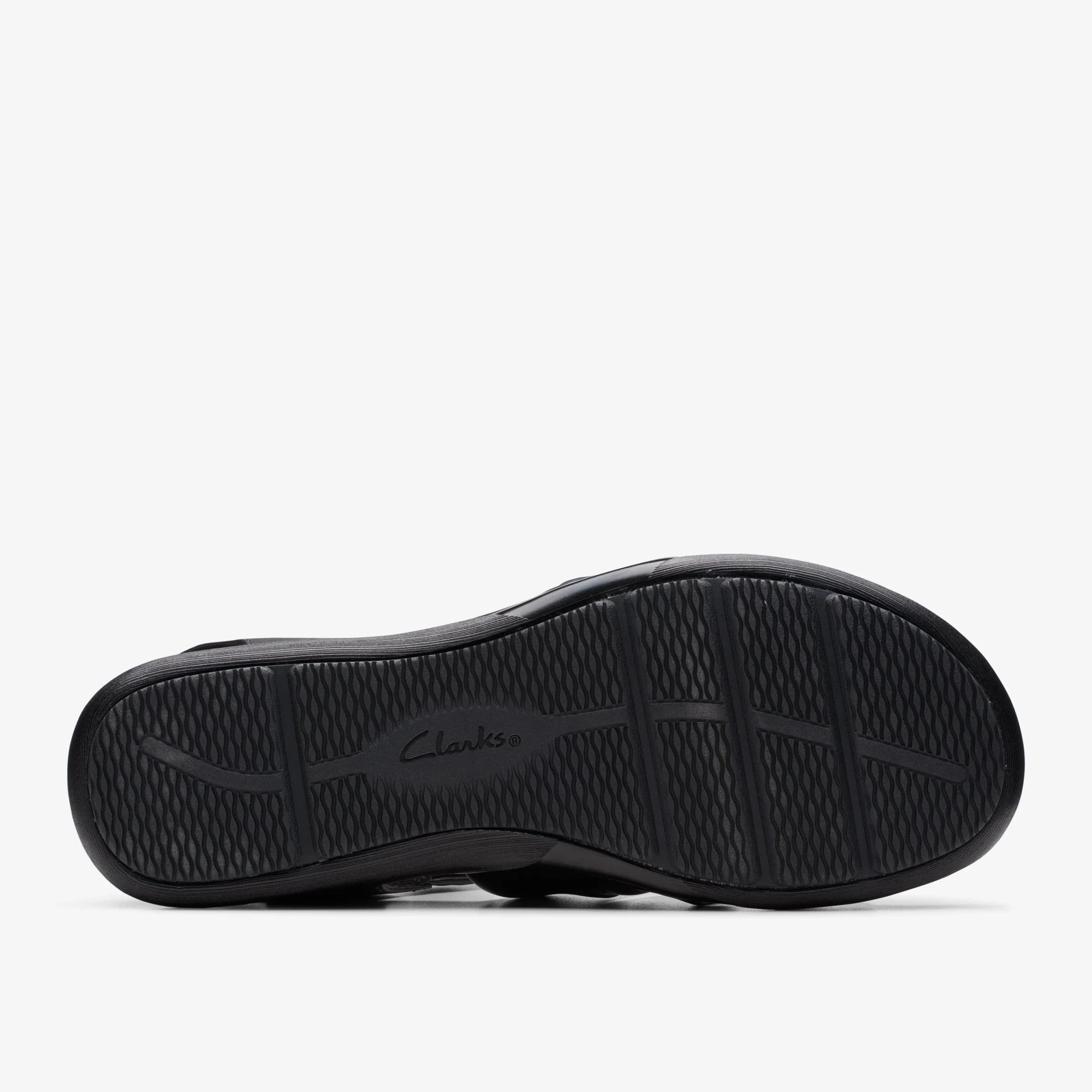 Clarks Kitly Ave Black Leather Clearance