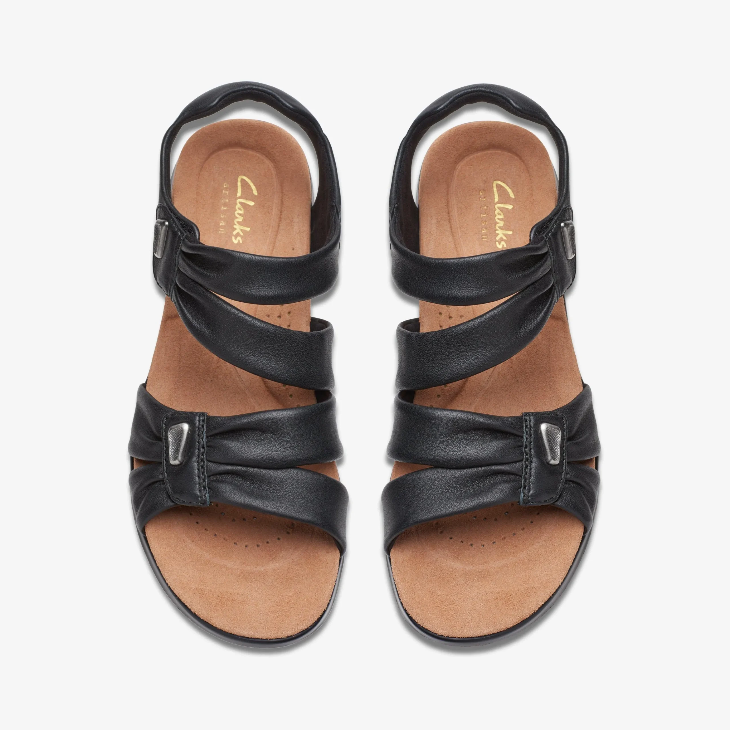 Clarks Kitly Ave Black Leather Clearance