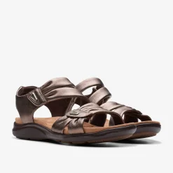Clarks Kitly Ave Bronze Leather Flash Sale