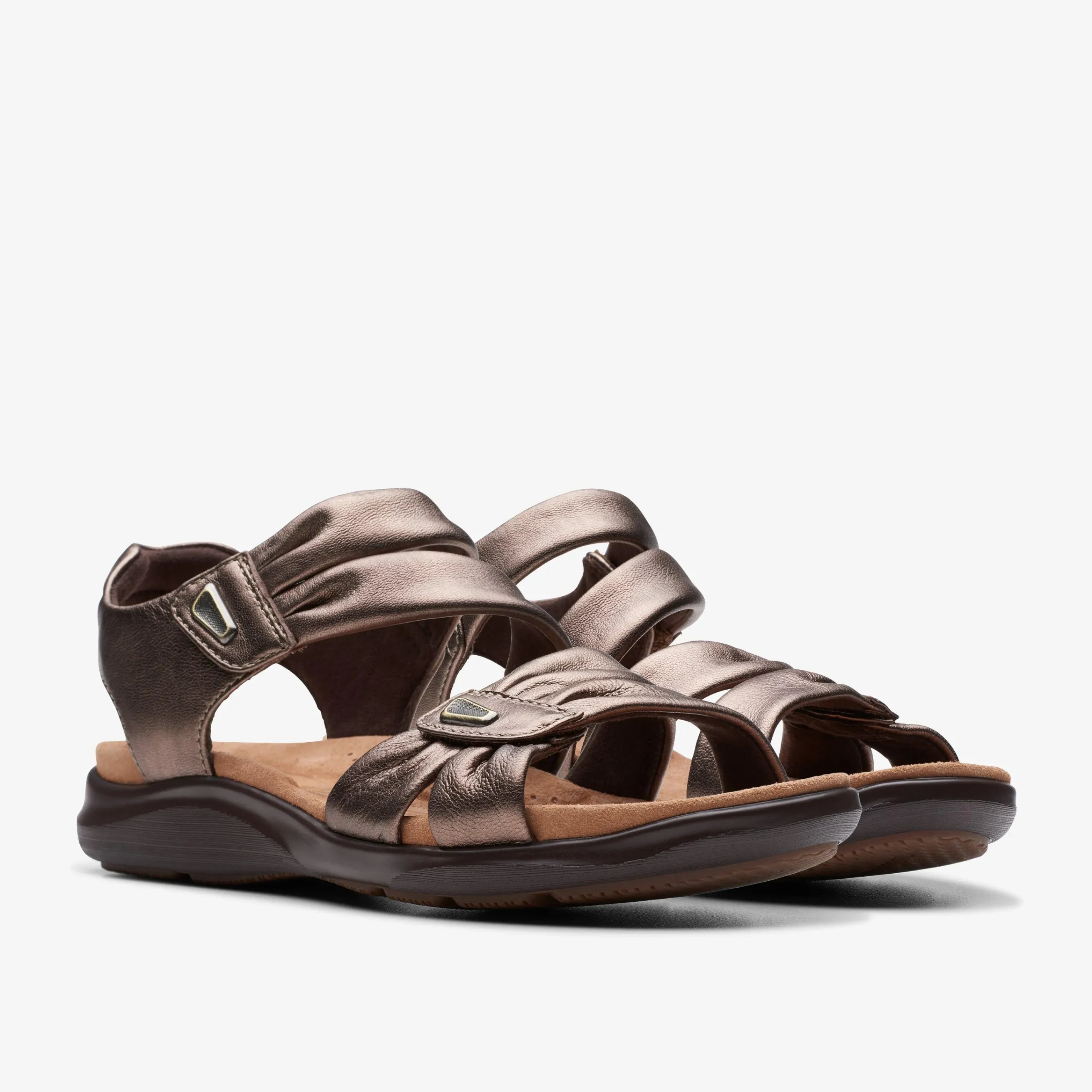 Clarks Kitly Ave Bronze Leather Flash Sale
