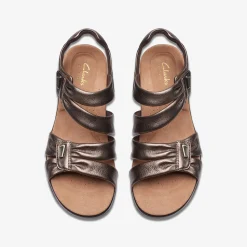 Clarks Kitly Ave Bronze Leather Flash Sale