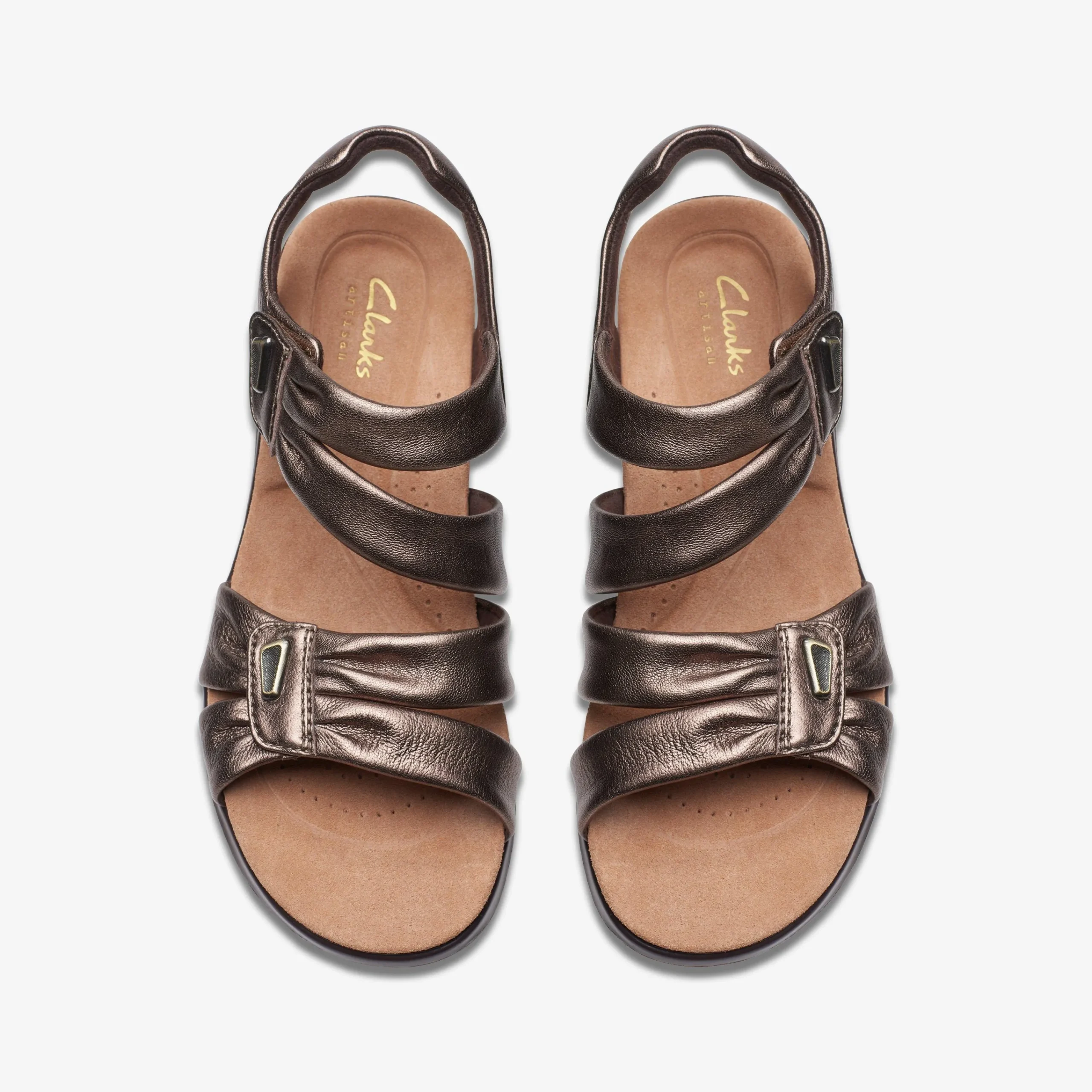 Clarks Kitly Ave Bronze Leather Flash Sale