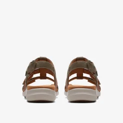 Clarks Kitly Step Olive Combination Clearance