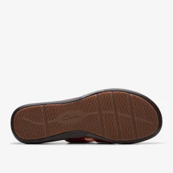 Clarks Kitly Walk Cherry Leather Fashion