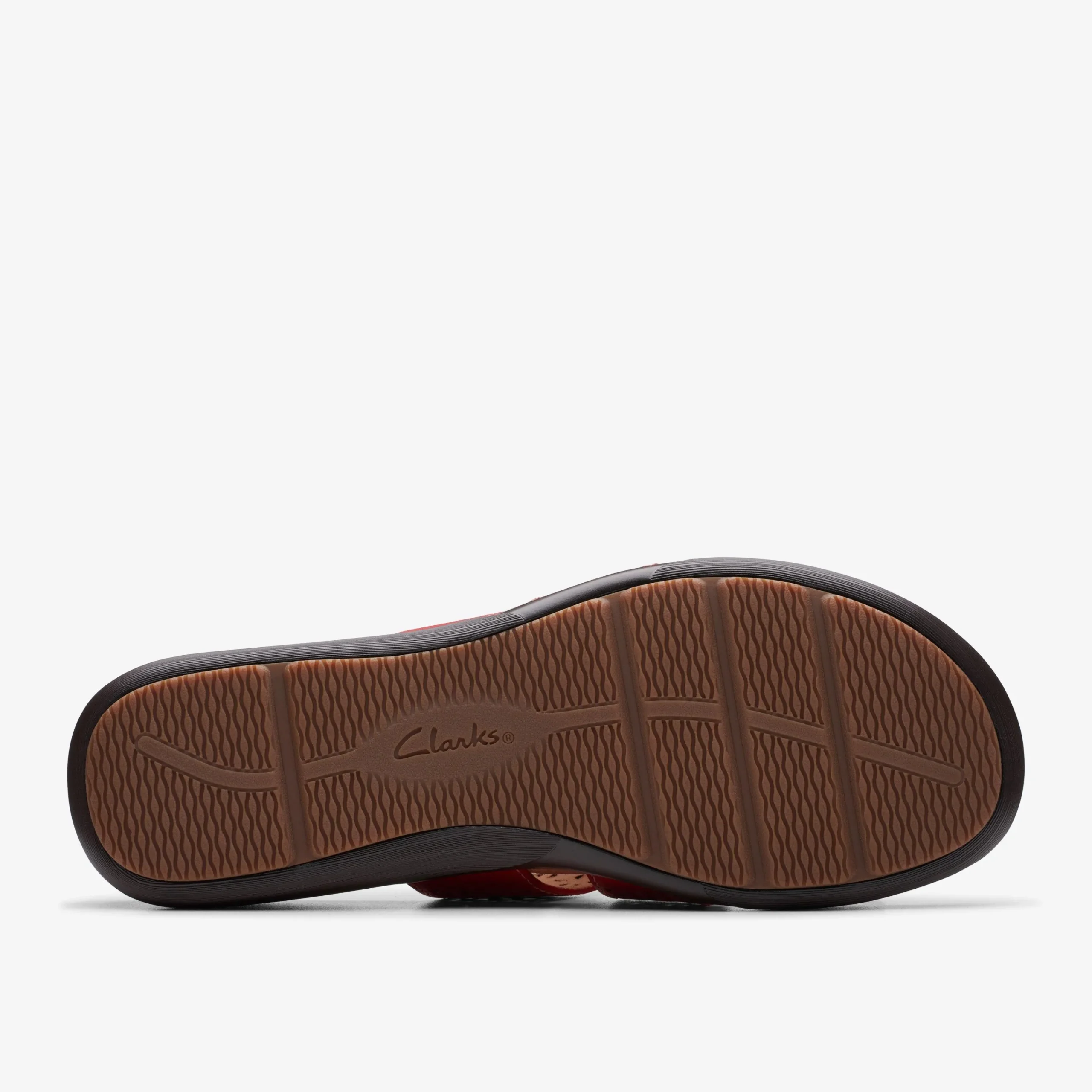 Clarks Kitly Walk Cherry Leather Fashion