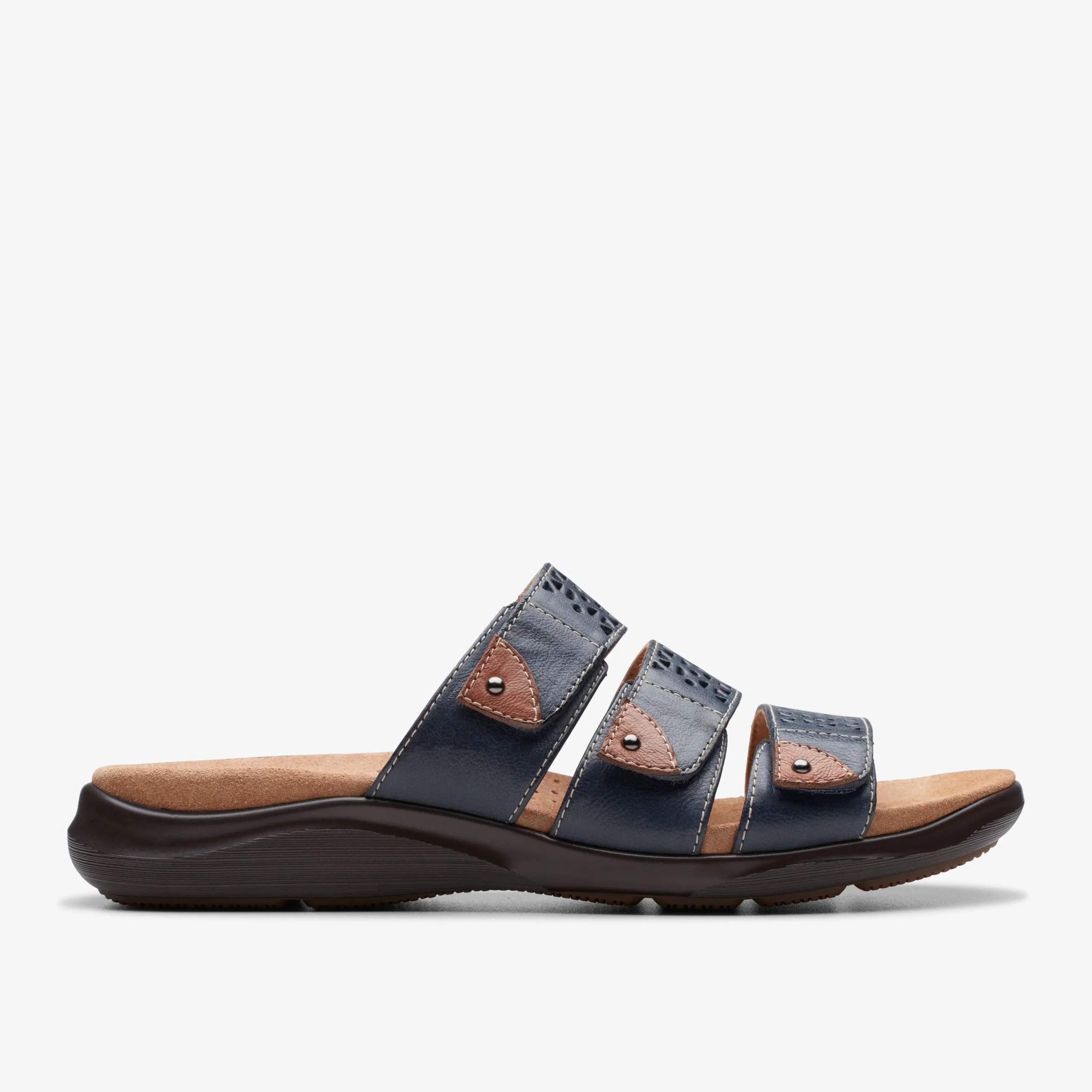 Clarks Kitly Walk Navy Leather Best