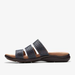 Clarks Kitly Walk Navy Leather Best