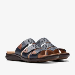 Clarks Kitly Walk Navy Leather Best