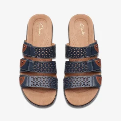 Clarks Kitly Walk Navy Leather Best