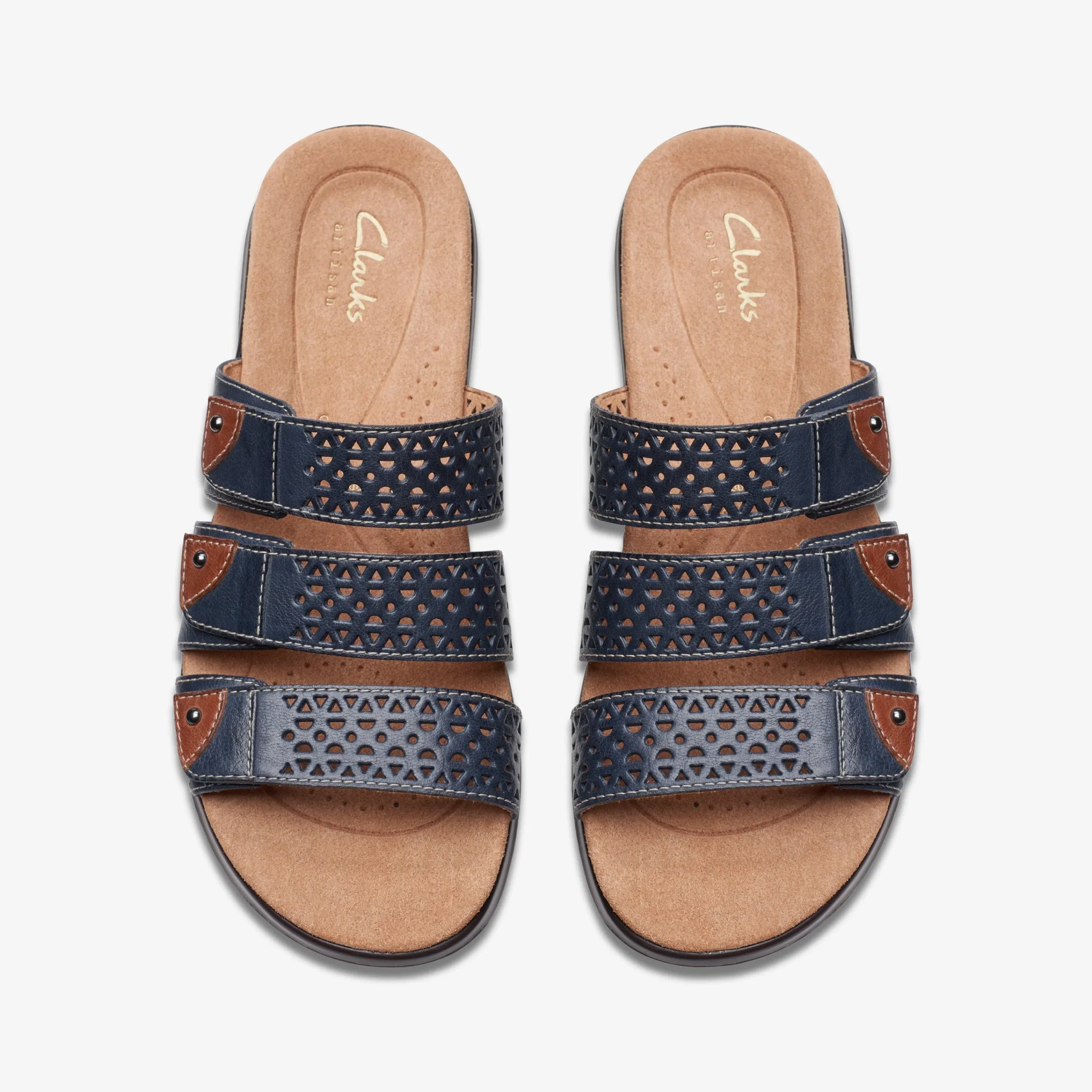 Clarks Kitly Walk Navy Leather Best