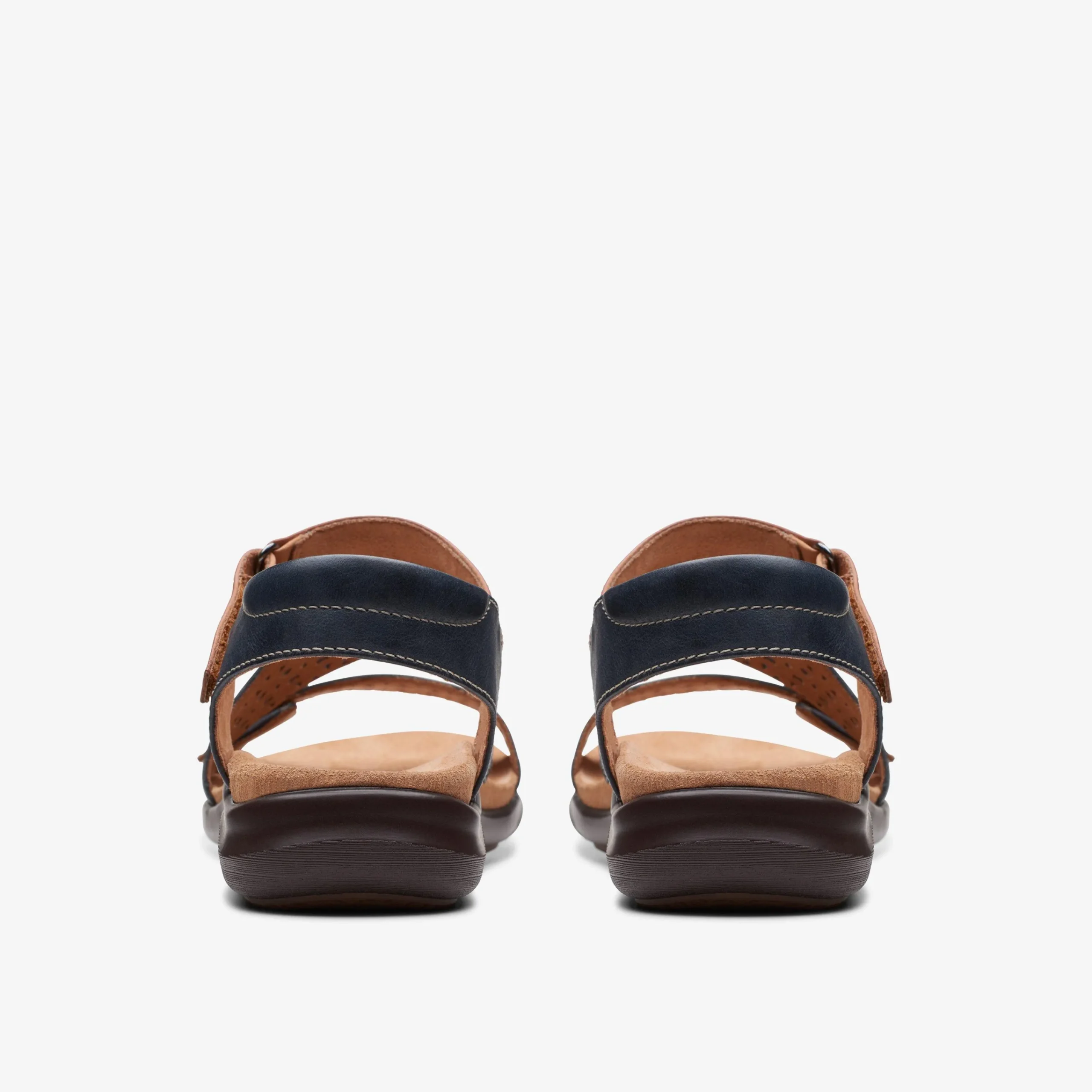 Clarks Kitly Way Navy Leather Hot