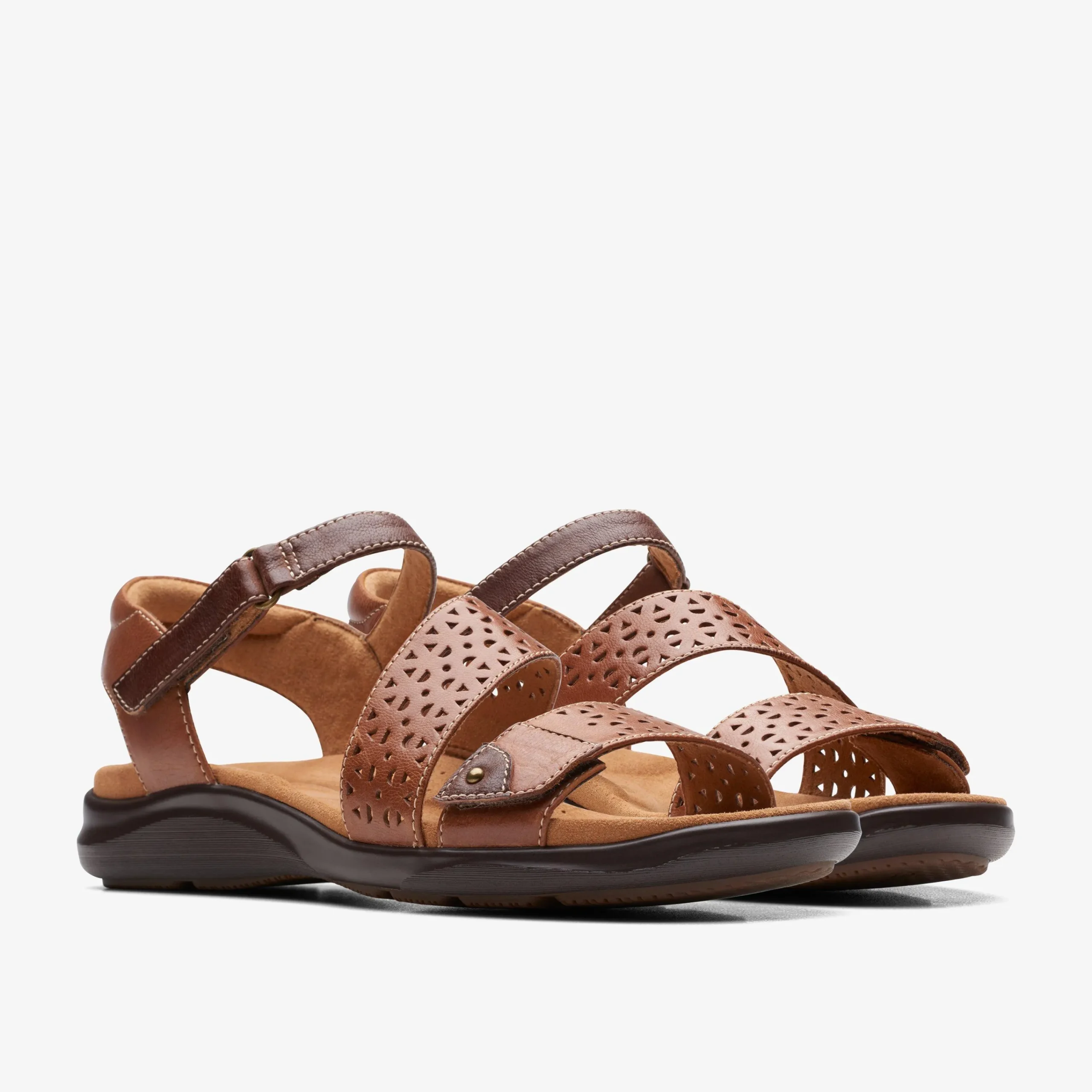 Clarks Kitly Way Tan Leather Clearance