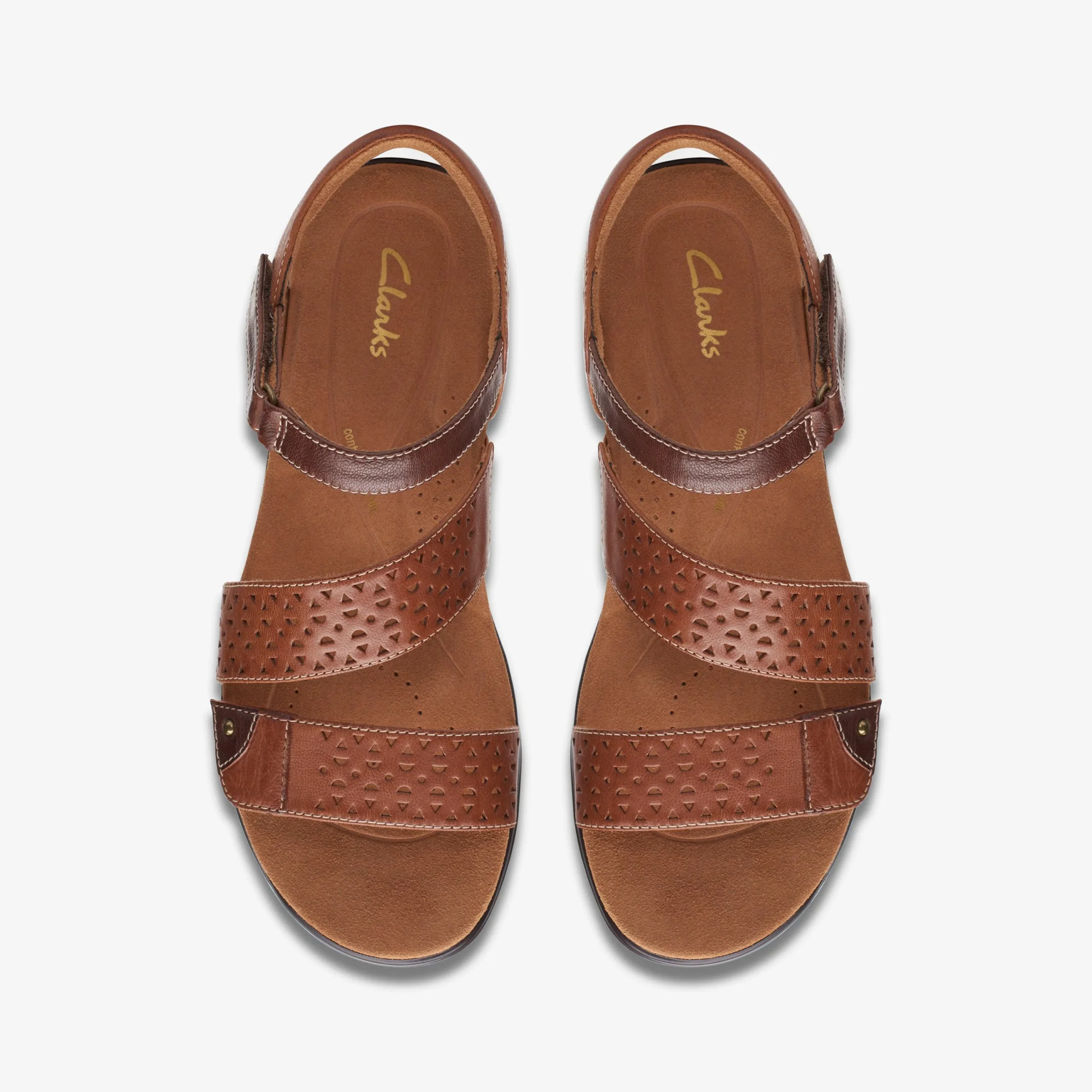 Clarks Kitly Way Tan Leather Clearance