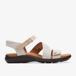 Clarks Kitly Way White Leather Cheap