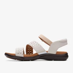 Clarks Kitly Way White Leather Cheap