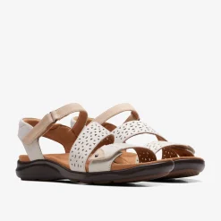 Clarks Kitly Way White Leather Cheap