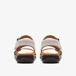 Clarks Kitly Way White Leather Cheap