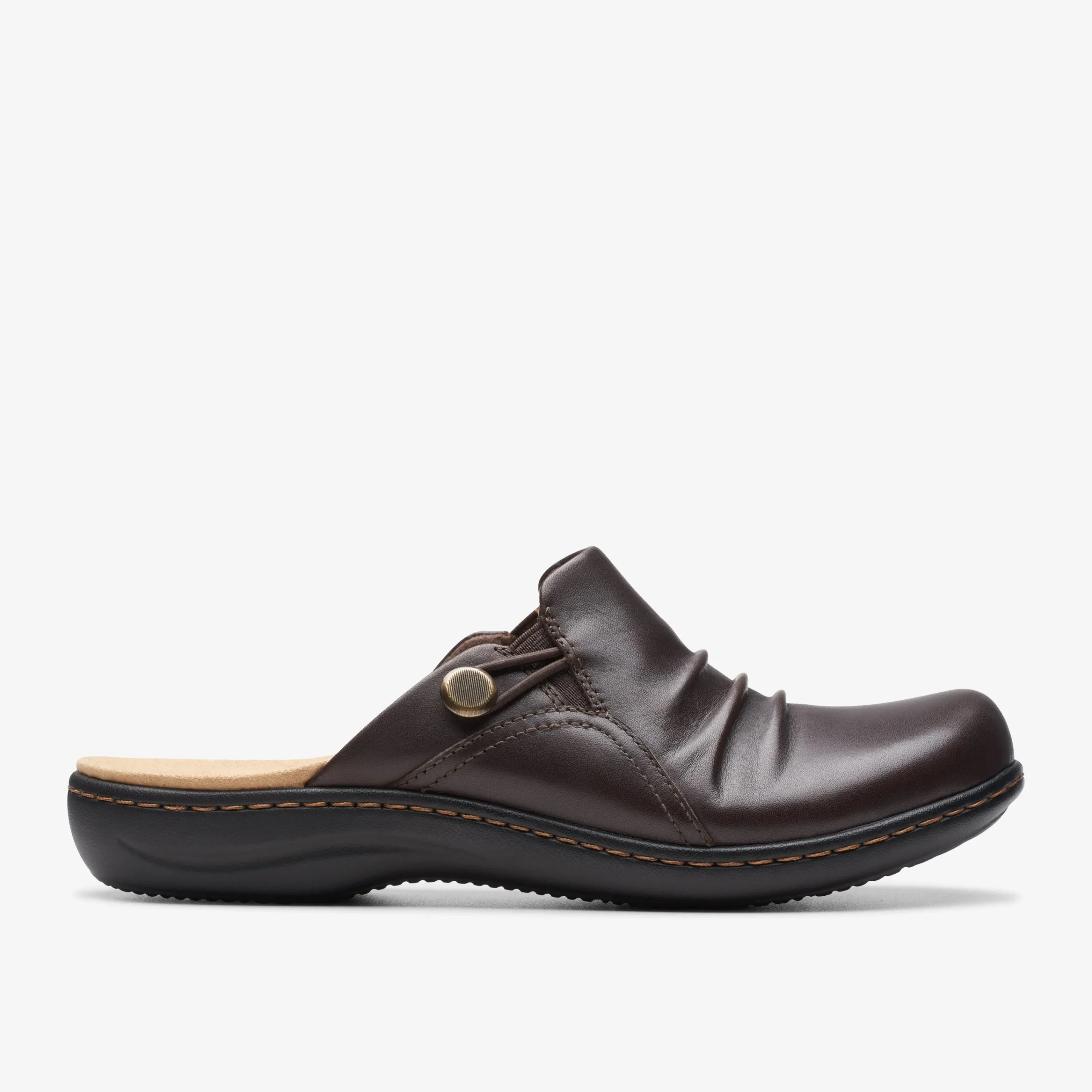 Clarks Laurieann Bay Dark Brown Leather Sale