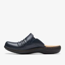 Clarks Laurieann Bay Navy Leather Cheap