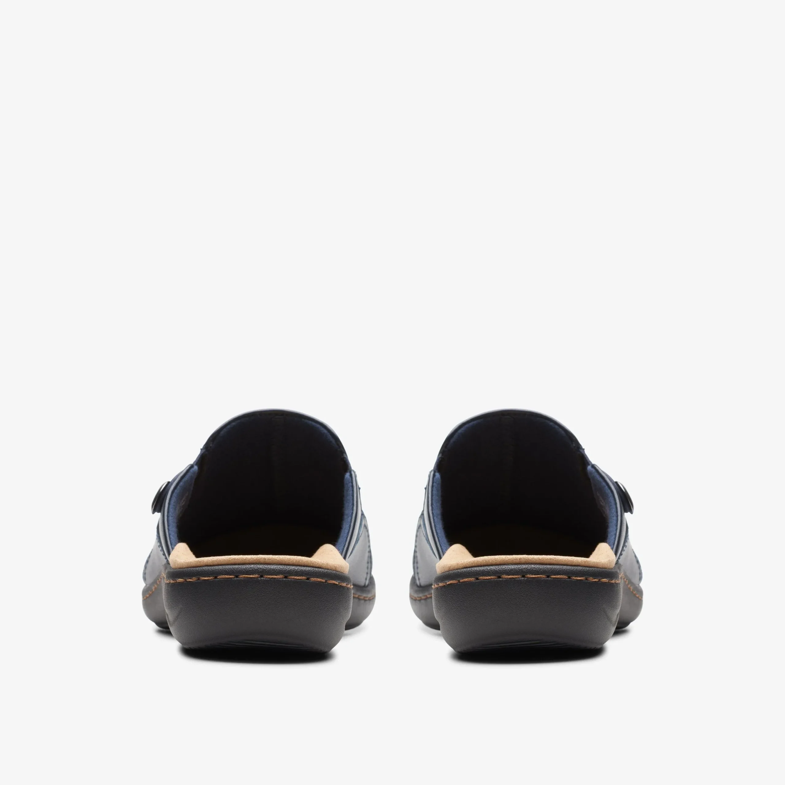 Clarks Laurieann Bay Navy Leather Cheap