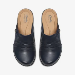 Clarks Laurieann Bay Navy Leather Cheap