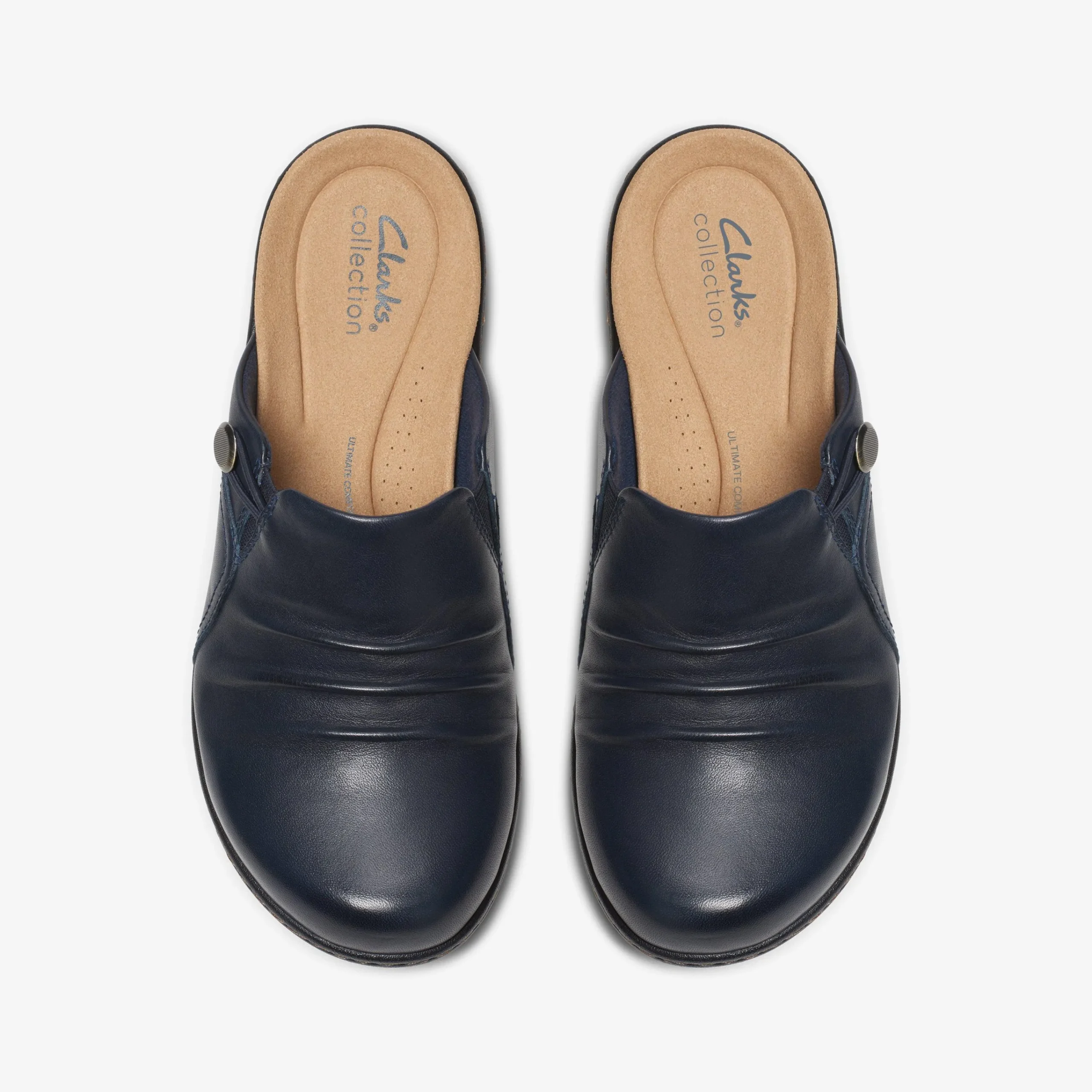 Clarks Laurieann Bay Navy Leather Cheap