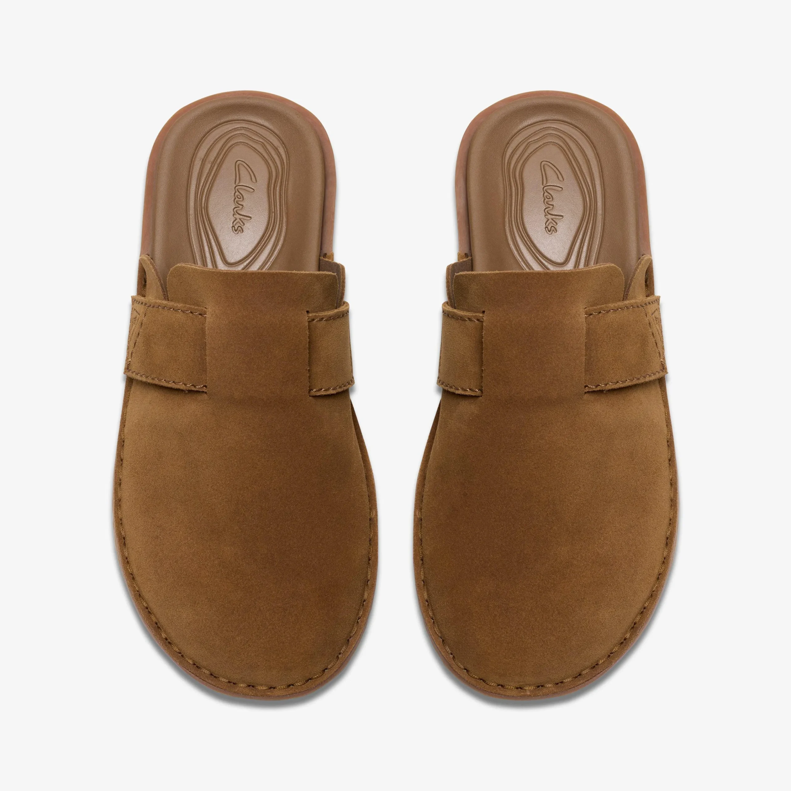 Clarks Litton Mule Cola Suede Shop