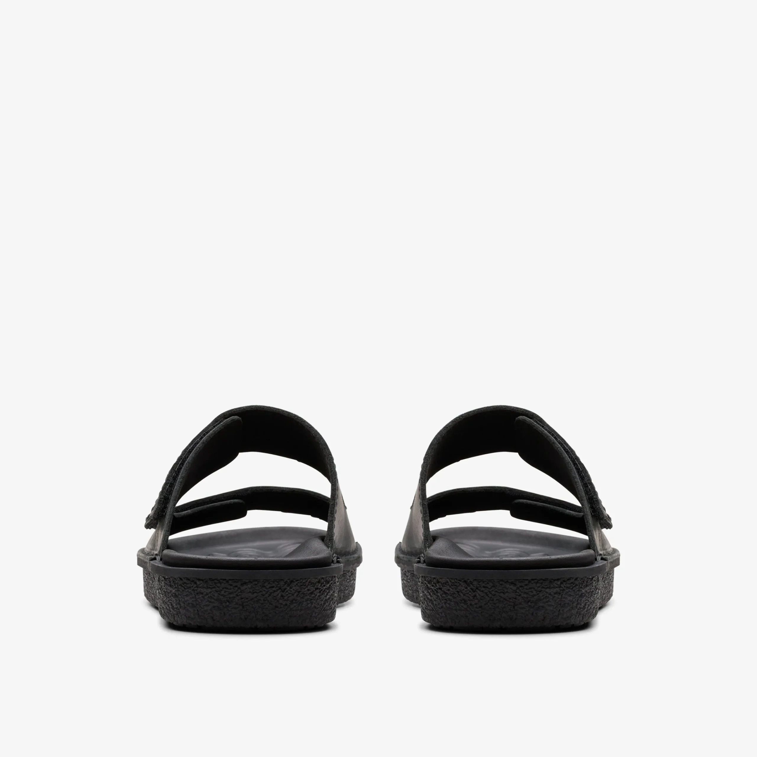 Clarks Litton Strap Black Leather Sale