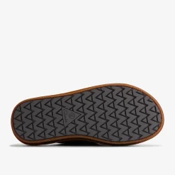 Clarks Litton Strap Dark Grey Leather Cheap