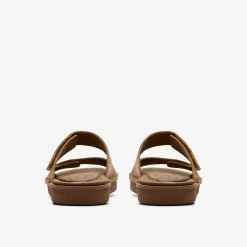 Clarks Litton Strap Tan Leather Cheap
