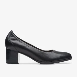 Clarks Loken Step Black Leather Shop