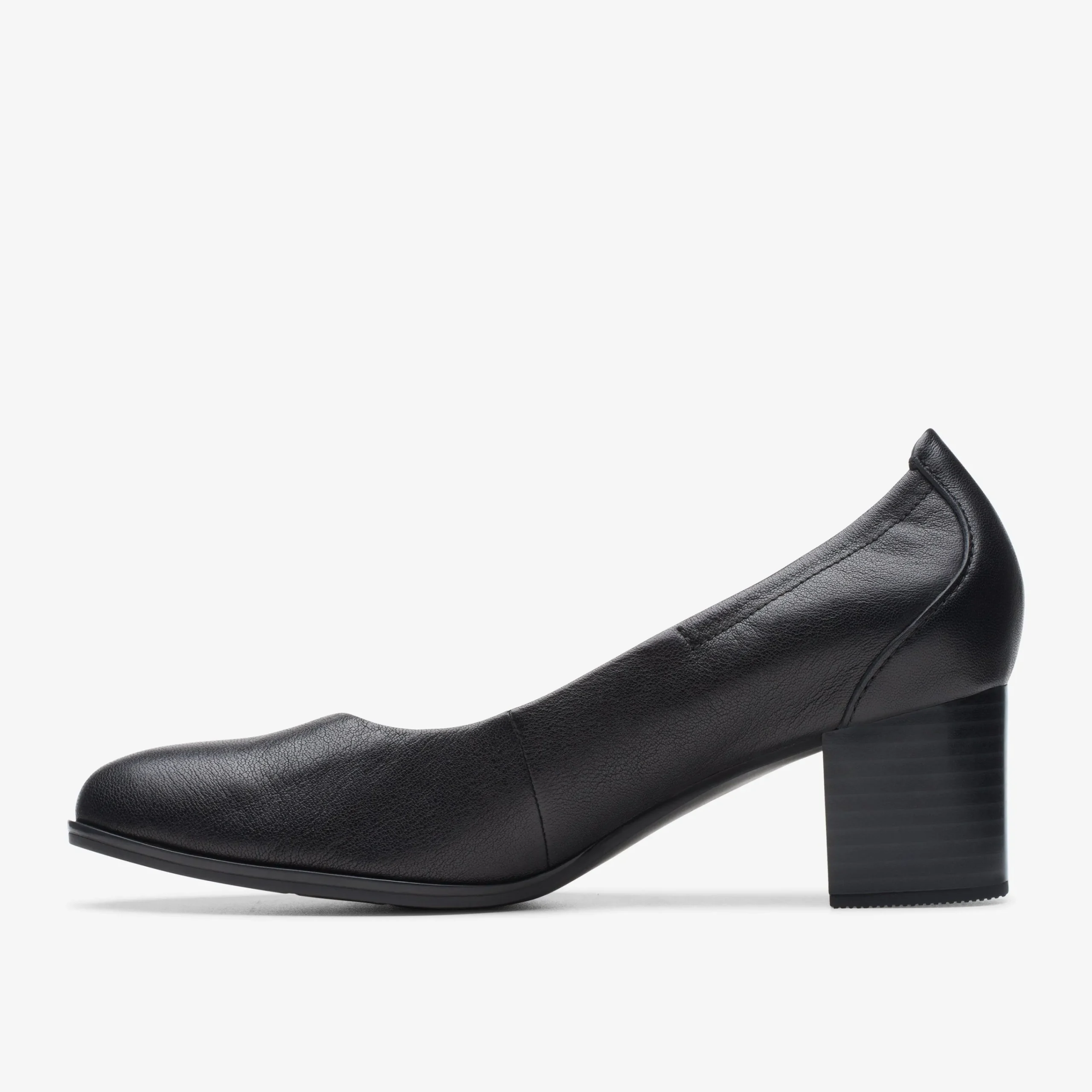 Clarks Loken Step Black Leather Shop