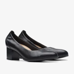 Clarks Loken Step Black Leather Shop