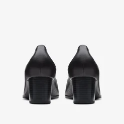Clarks Loken Step Black Leather Shop