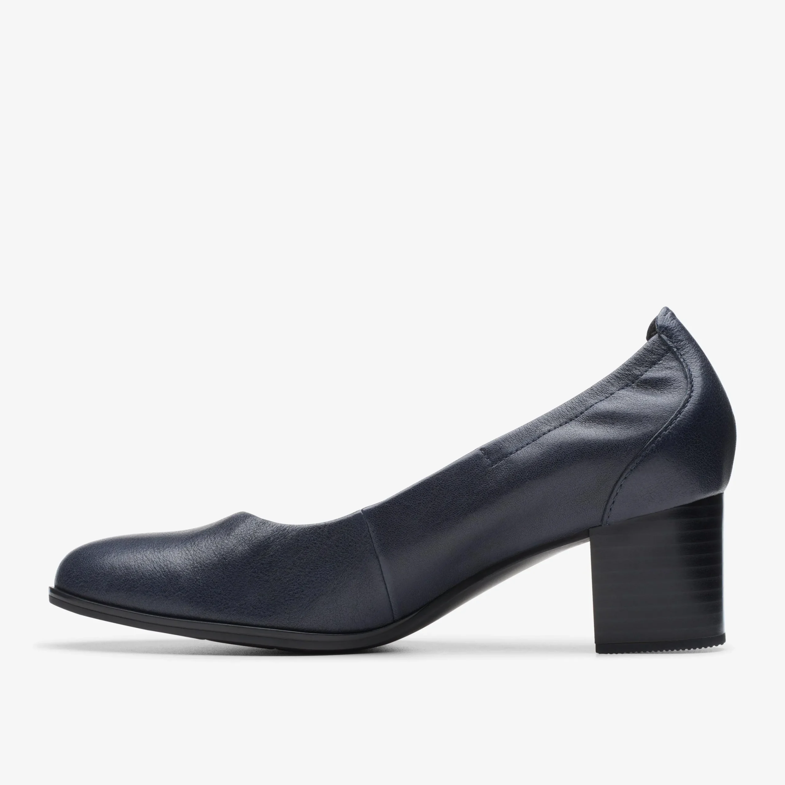 Clarks Loken Step Navy Leather Sale