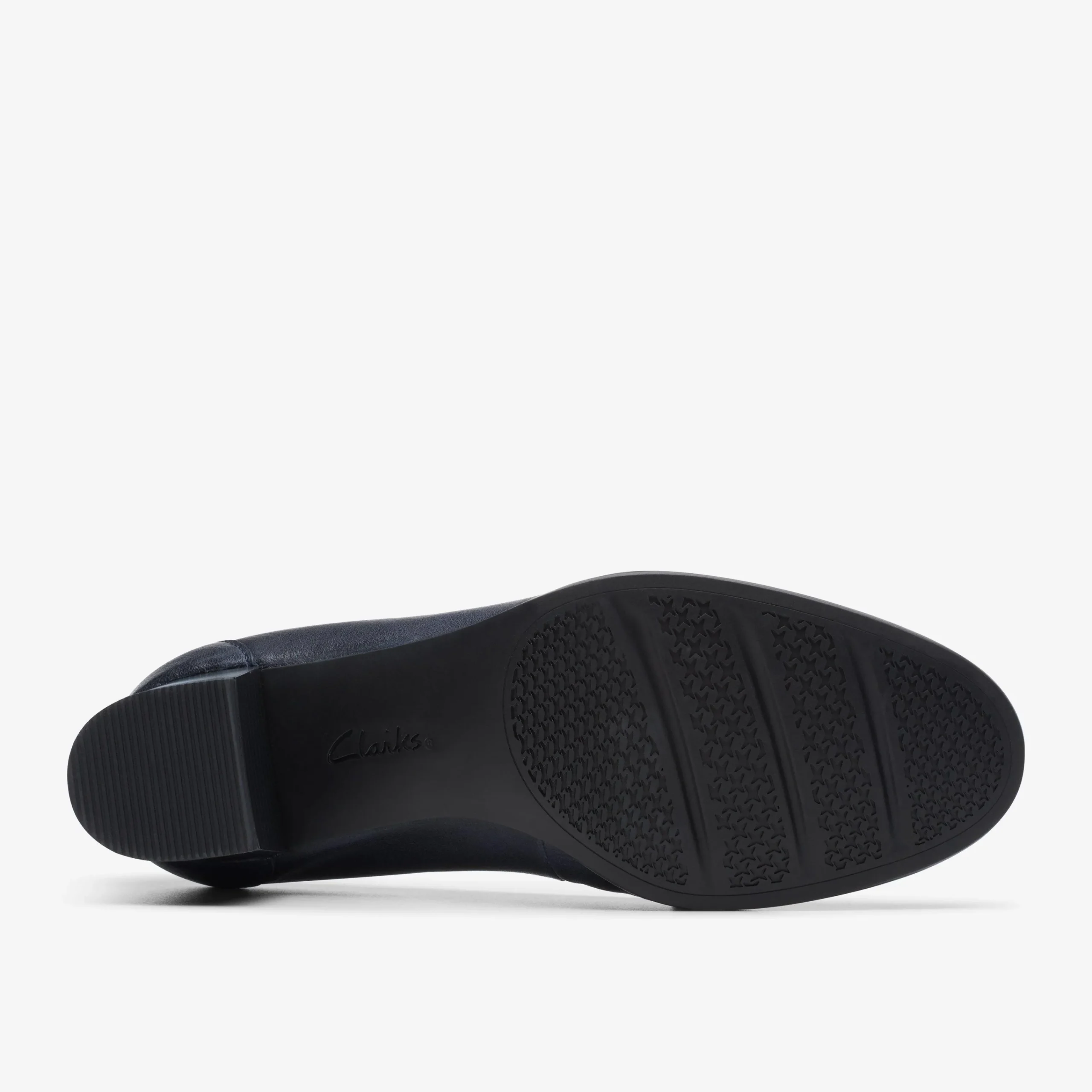 Clarks Loken Step Navy Leather Sale