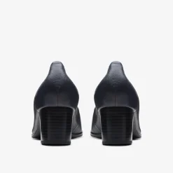 Clarks Loken Step Navy Leather Sale