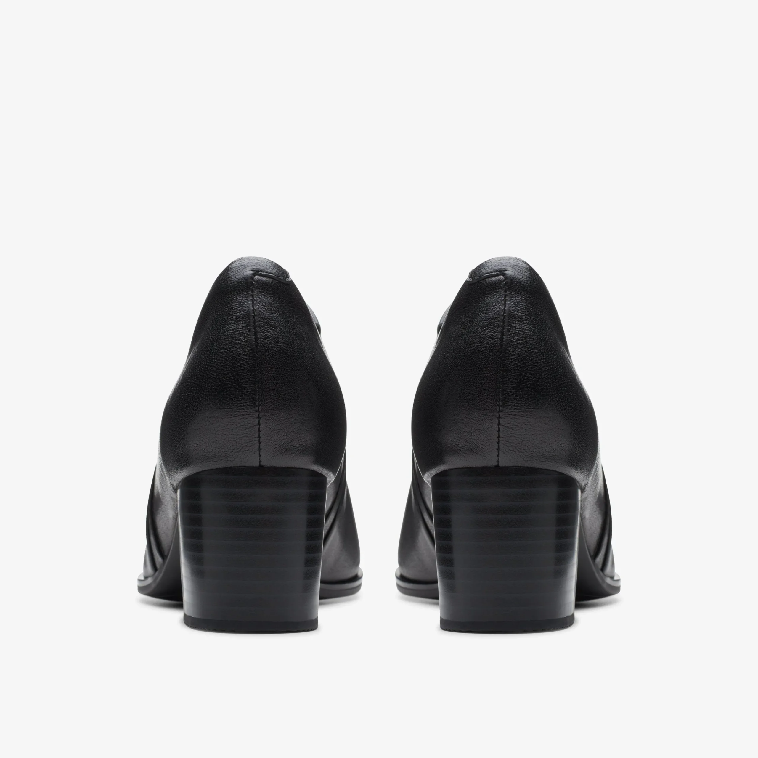 Clarks Loken Way Black Leather Flash Sale
