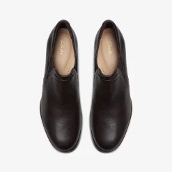 Clarks Loken Way Dark Brown Leather Best