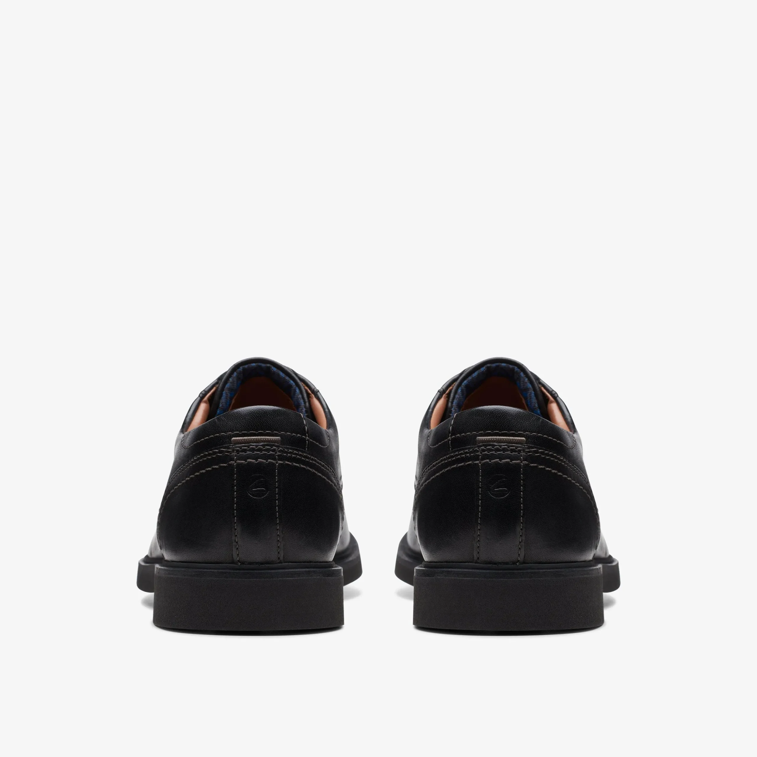 Clarks Malwood Lace Black Leather Flash Sale