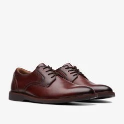 Clarks Malwood Lace Brown Leather Sale