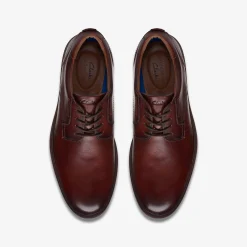 Clarks Malwood Lace Brown Leather Sale