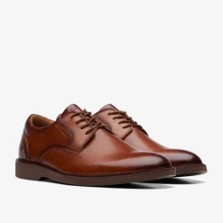 Clarks Malwood Lace Tan Leather Hot