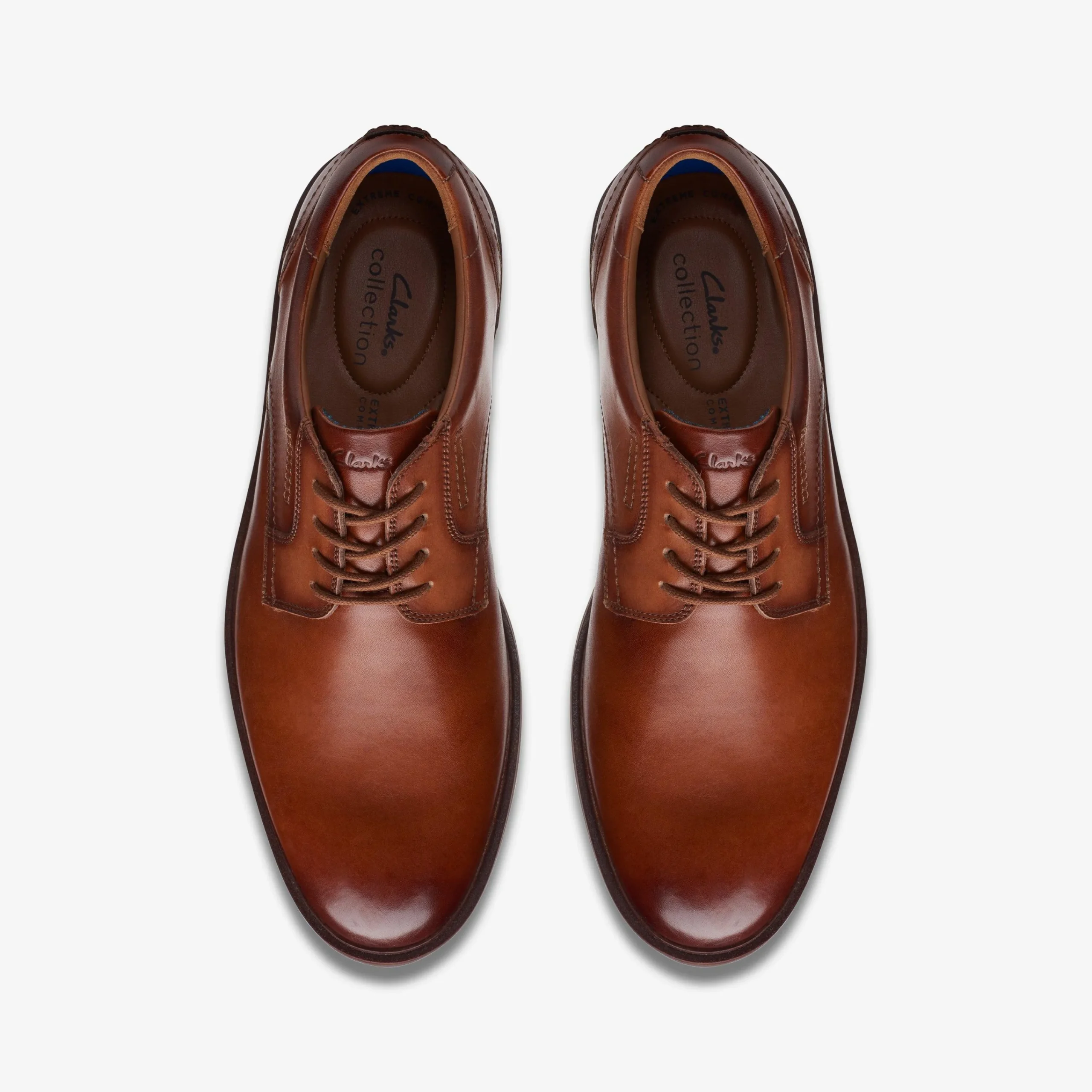 Clarks Malwood Lace Tan Leather Hot