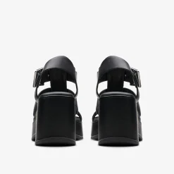 Clarks Manon Cove Black Leather Shop