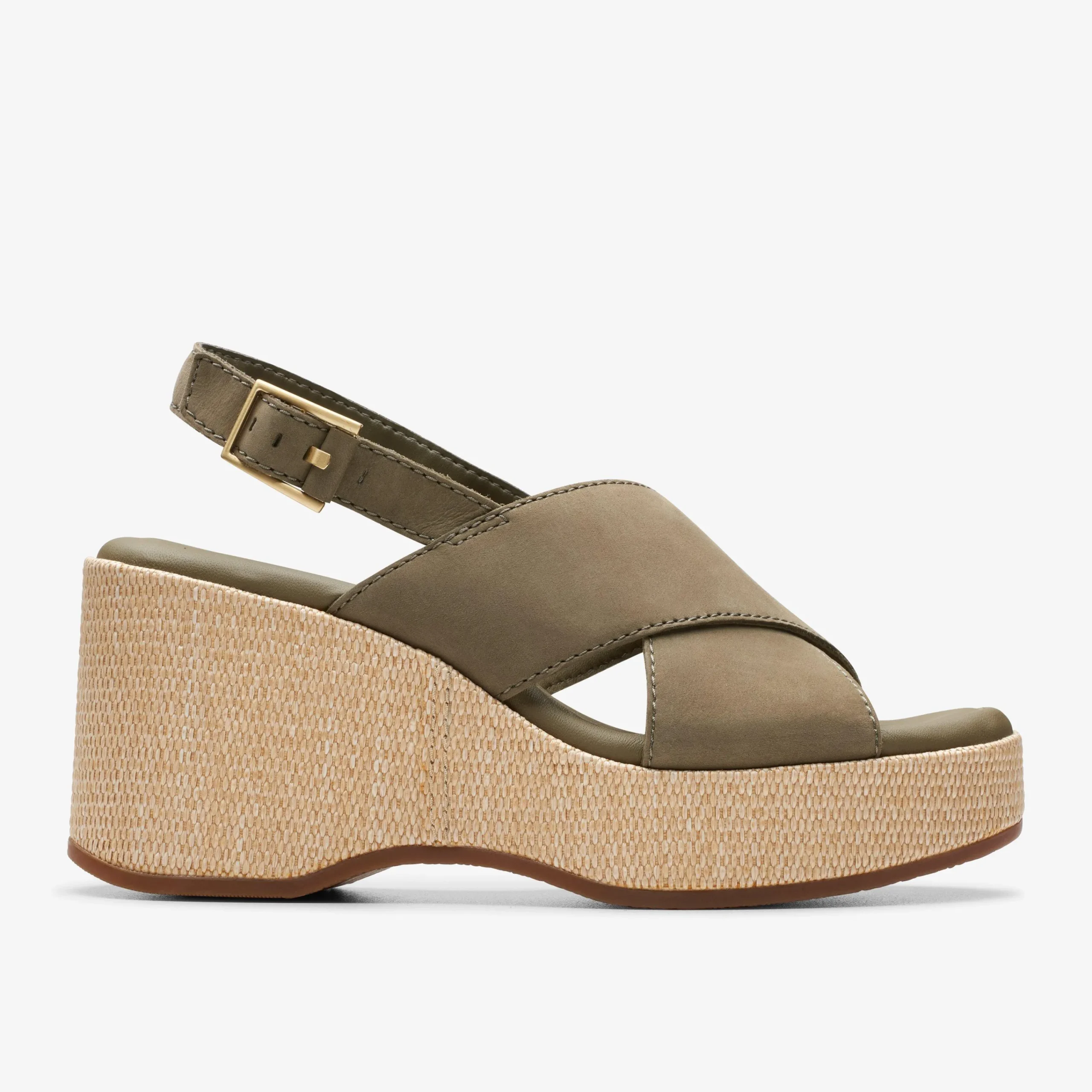Clarks Manon Wish Olive Nubuck Best