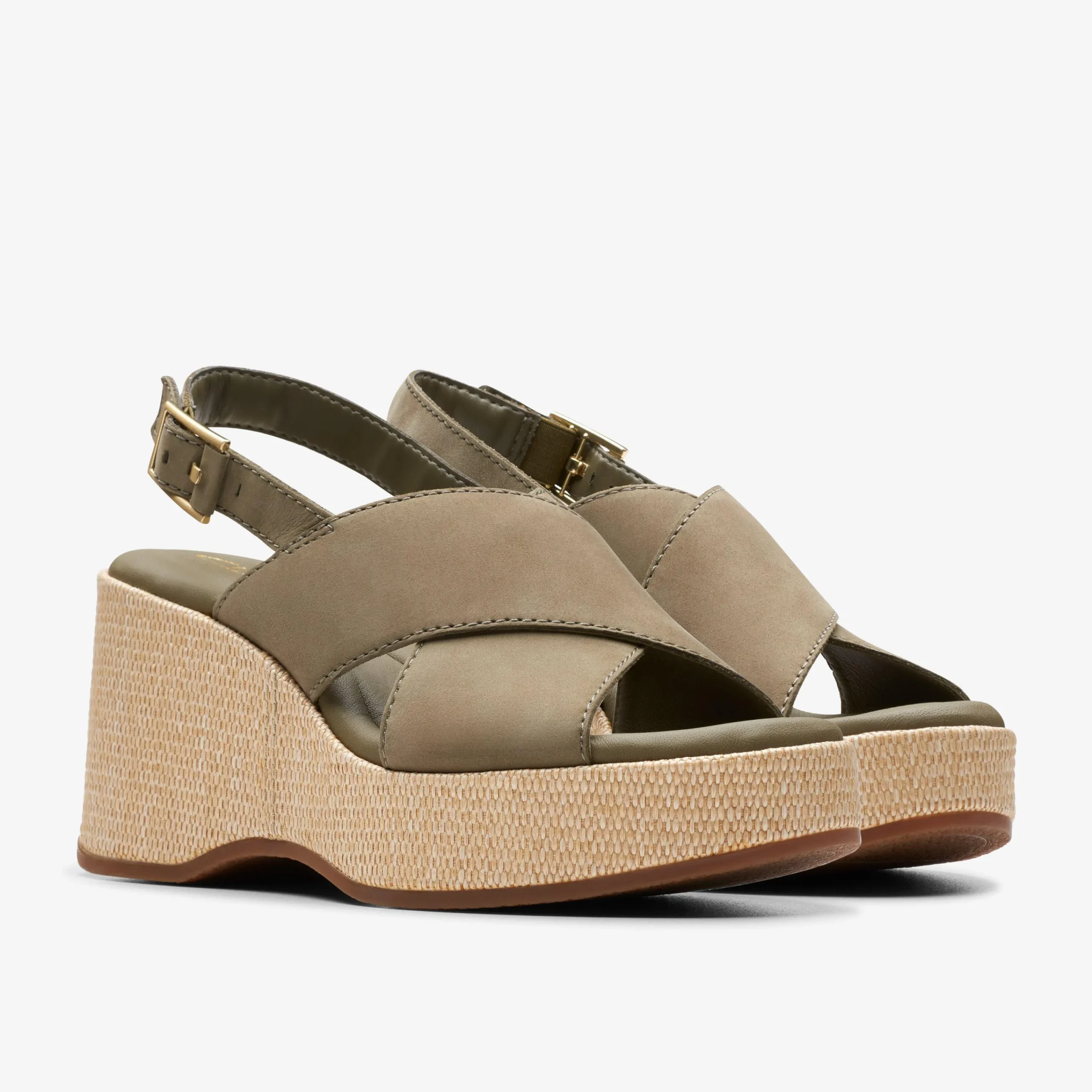 Clarks Manon Wish Olive Nubuck Best