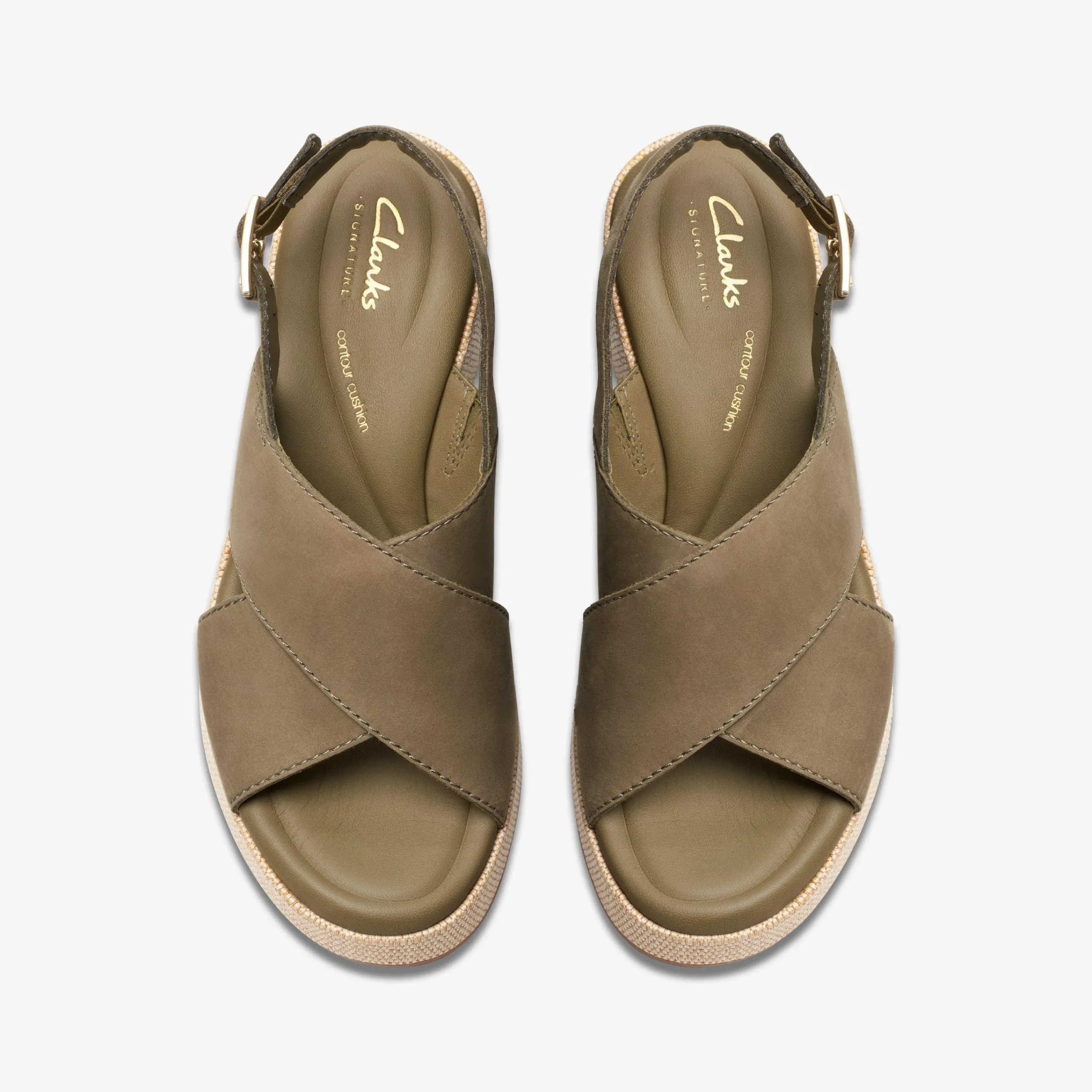 Clarks Manon Wish Olive Nubuck Best