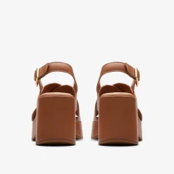 Clarks Manon Wish Tan Leather New