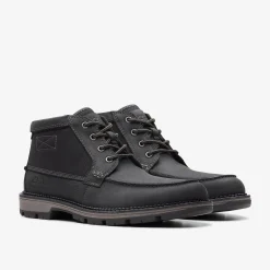 Clarks Maplewalk Moc Black Combination Outlet